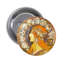 La Plume Zodiaque, Mucha Button