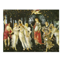 La Primavera by Sandro Botticelli Postcard