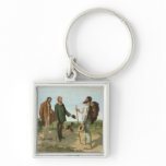 La Rencontre, or Bonjour Monsieur Courbet, 1854 keychains