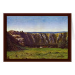 La Roche De Dix Heures  By Courbet Gustave cards