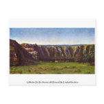 La Roche De Dix Heures  By Courbet Gustave postcards