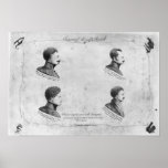 La Rochelle plot, portraits of the four posters