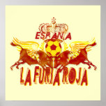 La Roja Twin Toros Raging Bulls futbol kings posters