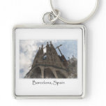 La Sagrada Familia in Barcelona Spain Key Chains