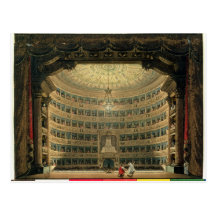 La Scala, Milan, during a performance Postcards