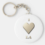 LA -- Steel Tan Key Chains
