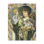 "La Tosca"(detail) by Alphonse Mucha Post Cards