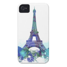 La tour Eiffel  color splash iPhone 4 Case-Mate Case