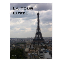 La Tour Eiffel Postcard