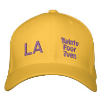 LA - Twinty Foor 7ven Embroidered Baseball Cap