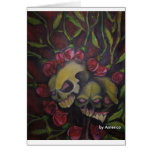 la vida viene con rosas cards