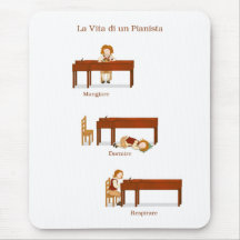 La Vita di un Pianista Mousemats