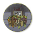 LA Zombie Metro Subway Satire magnets
