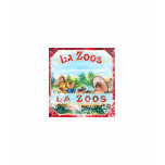 La Zoos Label Art T-Shirt Distressed