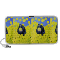 Lab Art Doodle Laptop Speaker