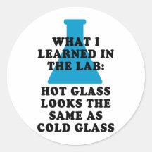 Lab Glass Stickers