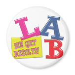 LAB MOTTO - WE GET RESULTS - MEDICAL LABORATORY magnets