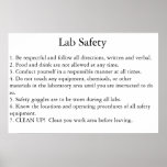 Lab Safety posters