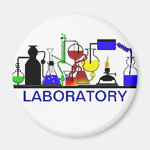 LAB WARE - LABORATORY GLASSWARE SETUP MAGNET