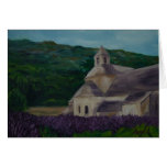 l'abbaye de Sénanque en l'été Greeting Card