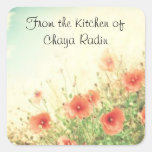Label for homemade food gifts of all kinds square stickers