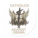 Labels-Catholics Against Obama Stickers
