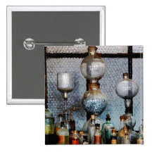 Laboratory Glassware Button