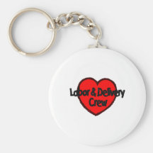 Labour and Delivery Crew (Heart) Keychain