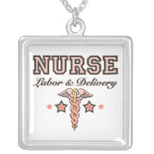 Labour and Delivery Nurse Caduceus Necklace