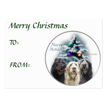 Labradoodle Christmas Gifts Business Card