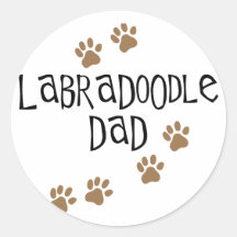 Labradoodle Dad Stickers