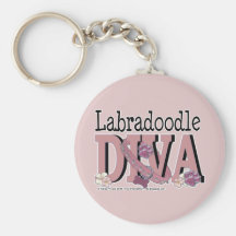 LabraDoodle DIVA Key Chains