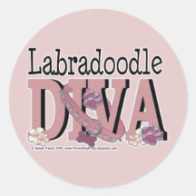 LabraDoodle DIVA Stickers