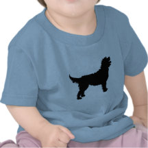 Labradoodle Dog (in black) T-shirts
