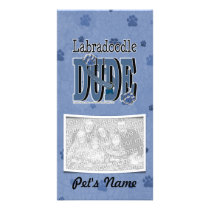 LabraDoodle DUDE Photo Greeting Card