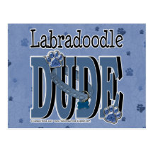 LabraDoodle DUDE Postcard