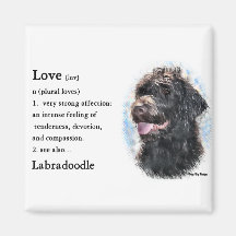 Labradoodle Gifts Refrigerator Magnet