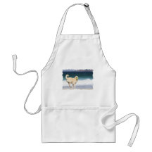 Labradoodle - Happy Day on the Beach Aprons