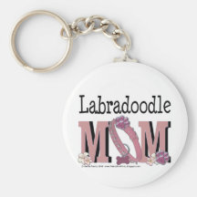 LabraDoodle MOM Keychain