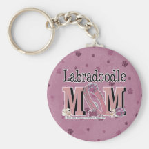 LabraDoodle MOM Keychains