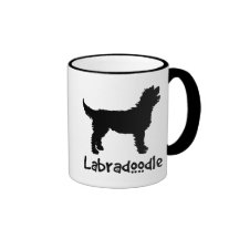 Labradoodle w/ Cool Text Coffee Mug
