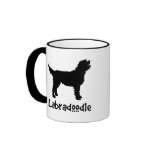 Labradoodle w/ Cool Text mugs