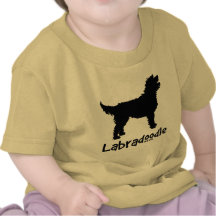 Labradoodle w/ Cool Text Tee Shirt