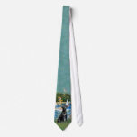 Labrador (black) - Sailboats (Monet) Neck Tie