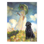Labrador (black) - Umbrella Post Cards