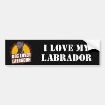 Labrador Dog Lover Bumper Stickers