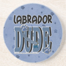 Labrador DUDE Beverage Coasters
