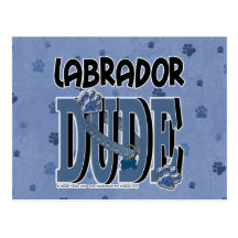Labrador DUDE Post Card