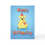 labrador - hat&whistle - happy birthday cards