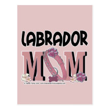Labrador MOM Post Card